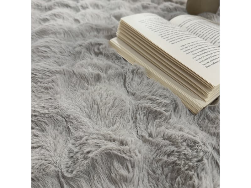 tapis ex gris tapis bubble ultra doux 1.60 cm sur 2.30 cm – Image 1